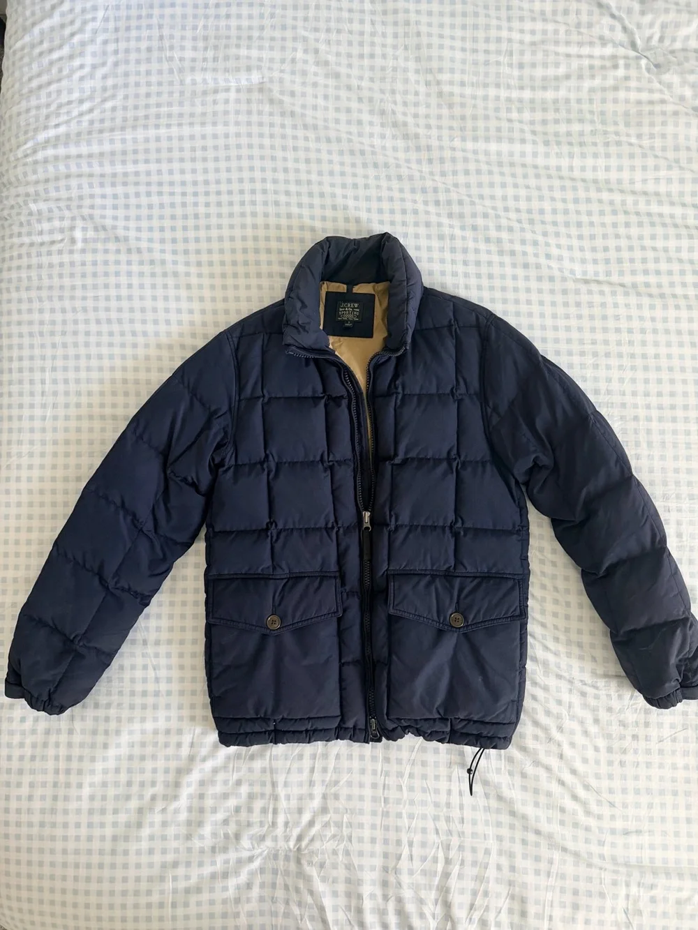 J. Crew Navy Nordic Puffer Jacket - Men’s